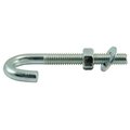 Midwest Fastener 5/16"-18 x 3" Zinc J Hold Down Bolt 6PK 34841